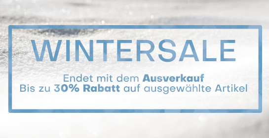Winterschlussverkauf Winterschlussverkauf Angebotsbanner