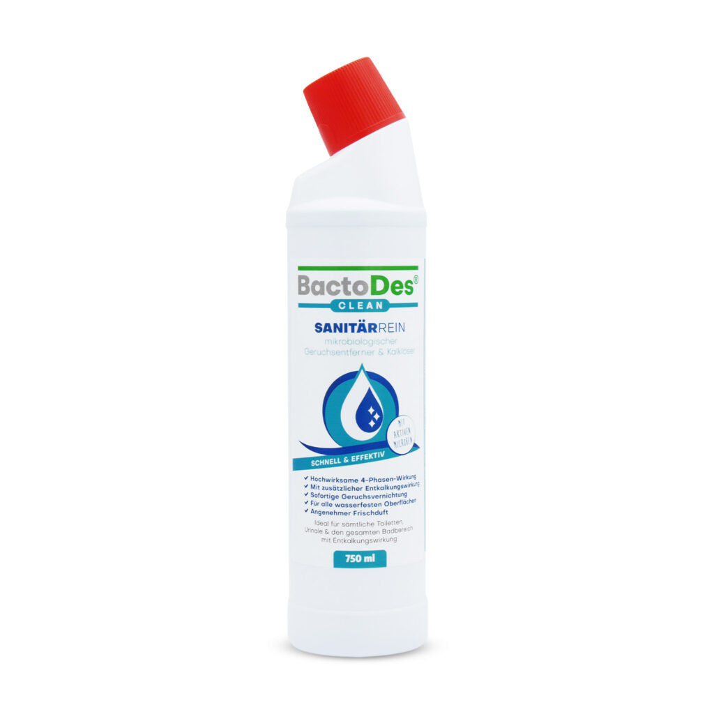 BactoDes SanitärRein WC-Reiniger und Geruchsentferner - Flasche