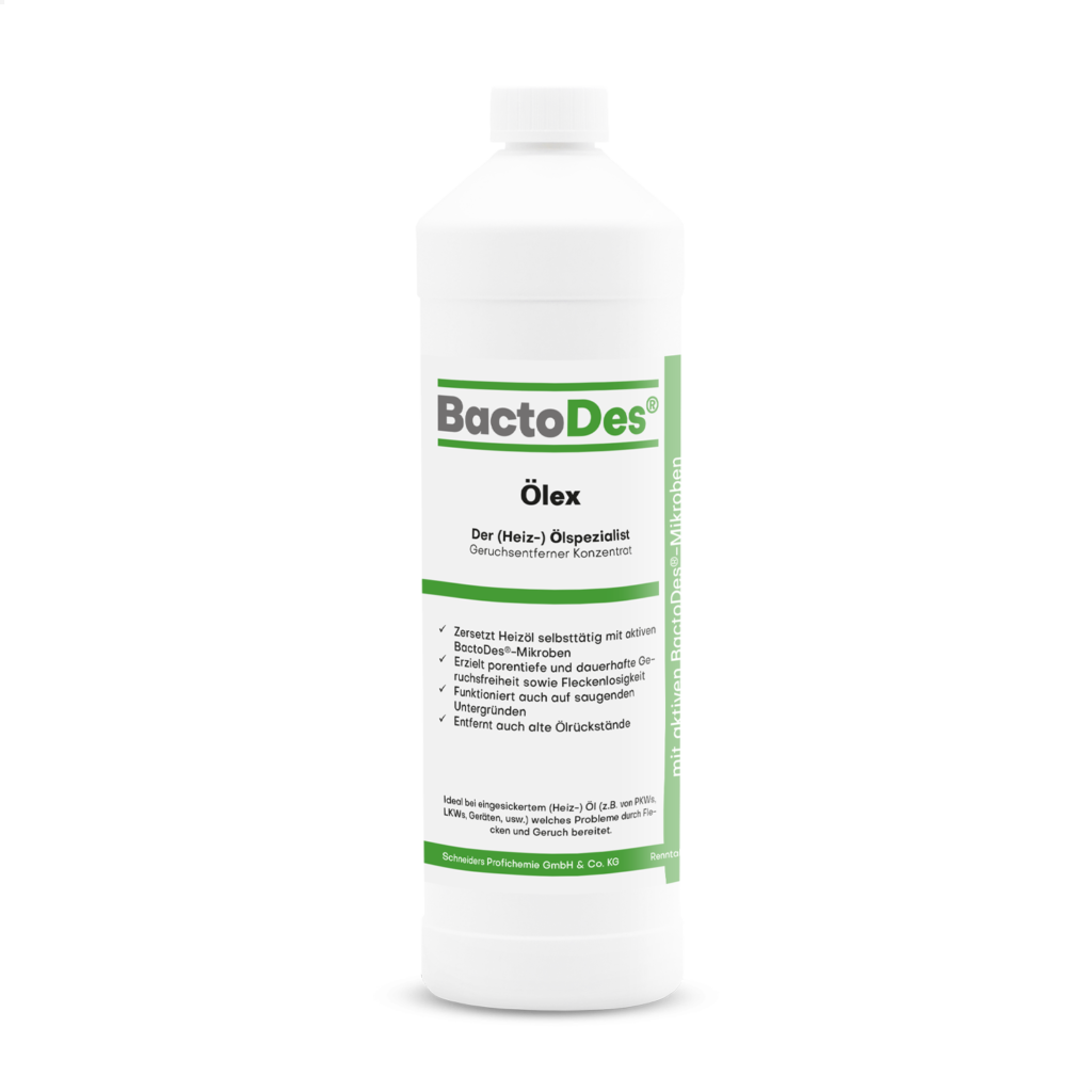 BactoDes Ölex Flasche mit Mischflasche