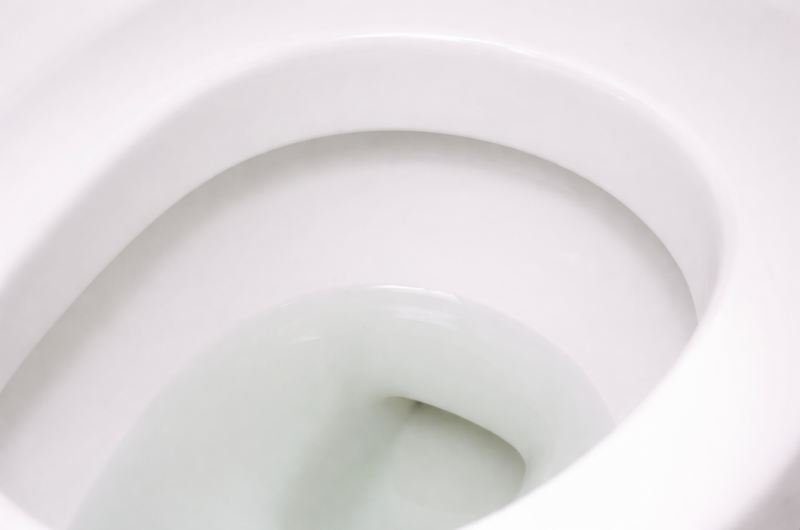 Sauberes WC ohne Urinstein