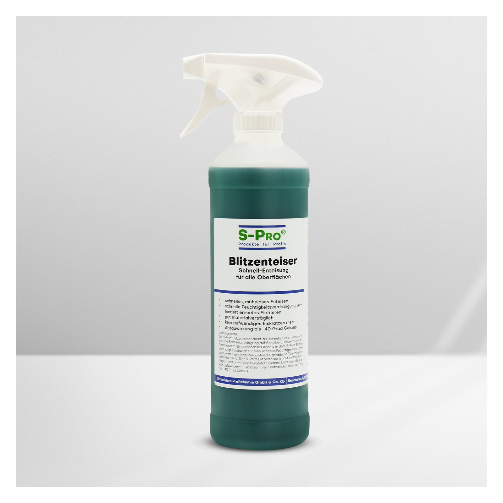 Schnelle günstig Kaufen-S-Pro Blitzenteiser 500ml. S-Pro Blitzenteiser 500ml <![CDATA[S-Pro Blitzenteiser Schnell-Enteisung für fast alle Oberflächen schnelles, müheloses Enteisen von Scheiben, Fenstern und Türschlösser verhindert erneutes Einfrieren schnelle Feuchtigkeitsv