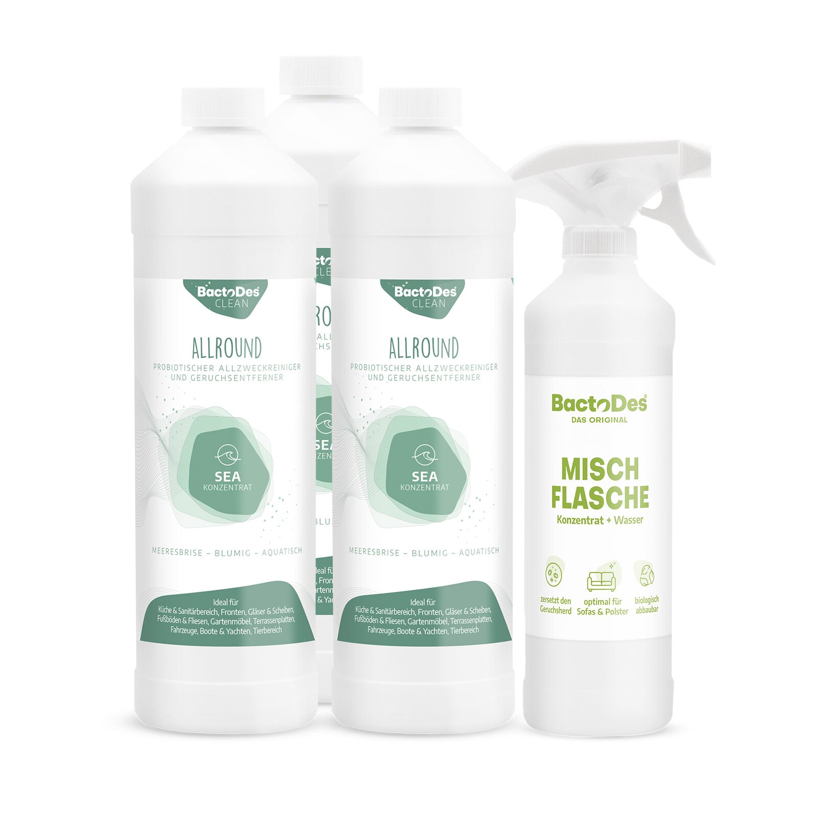 BactoDes Clean der Reiniger mit Geruchsvernichter-Komponente, 48,00