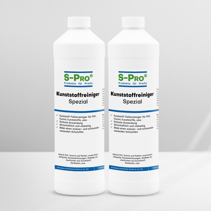 S-Pro® Kunststoffreiniger Spezial 2x Liter Flaschen