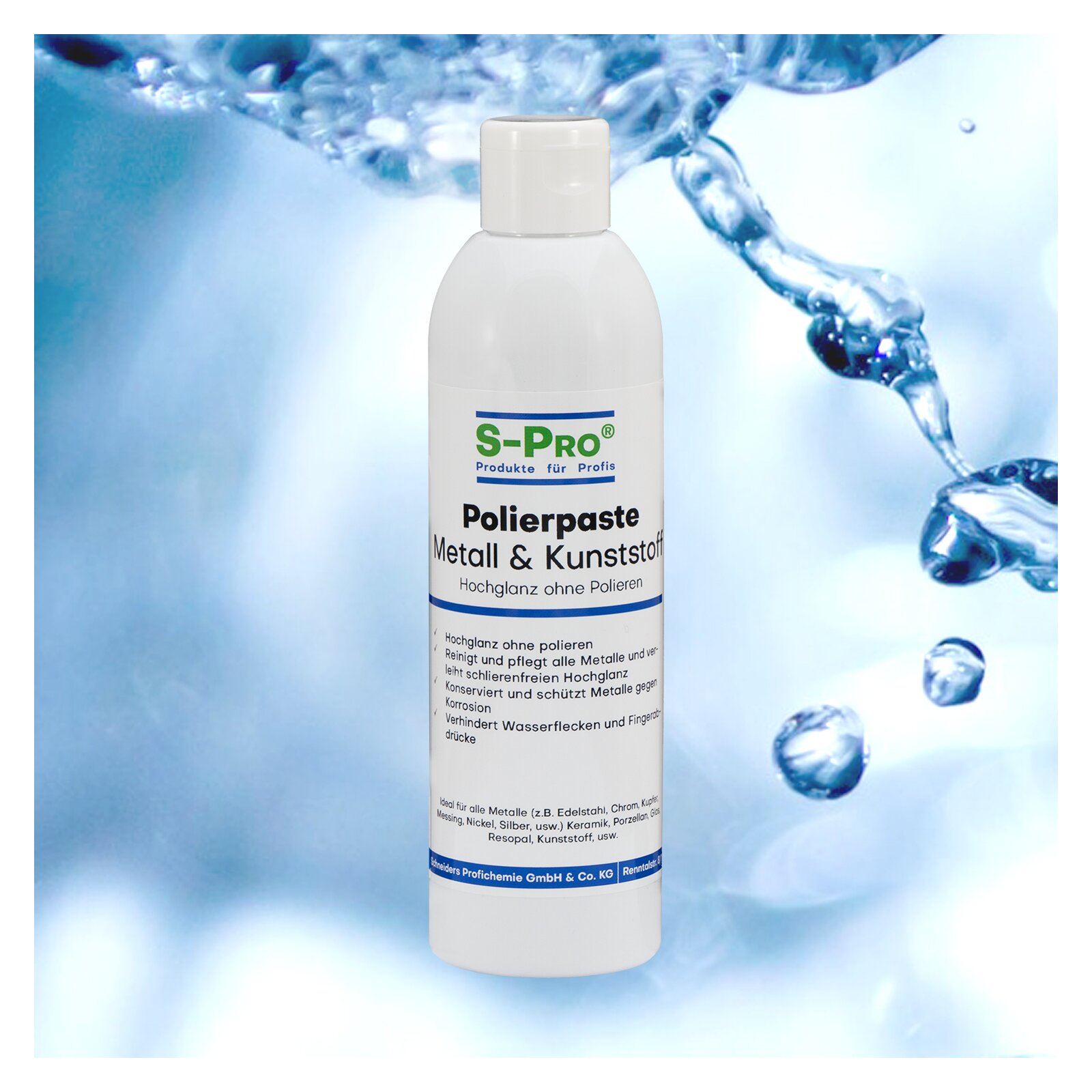 S-Pro® Polierpaste Metall & Kunststoff