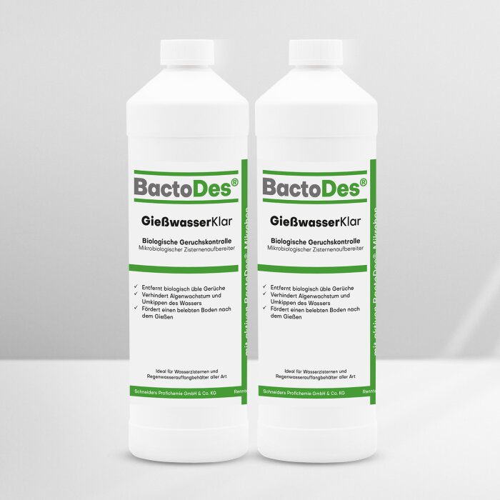 BactoDes® GießwasserKlar 2 x 1 Liter