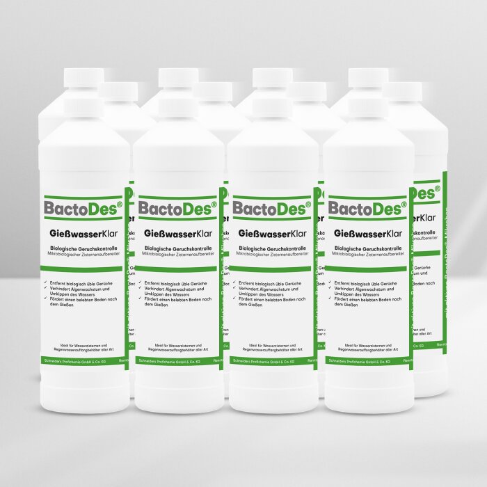 BactoDes® GießwasserKlar 12 x 1 Liter