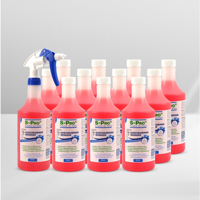 S-Pro® Duschkabinenreiniger 12x 750 ml