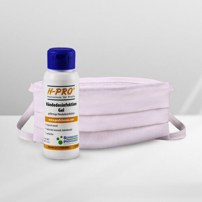 H-Pro® Hygiene Set - H-Pro® Händedesinfektion Gel + Gesichtsmaske