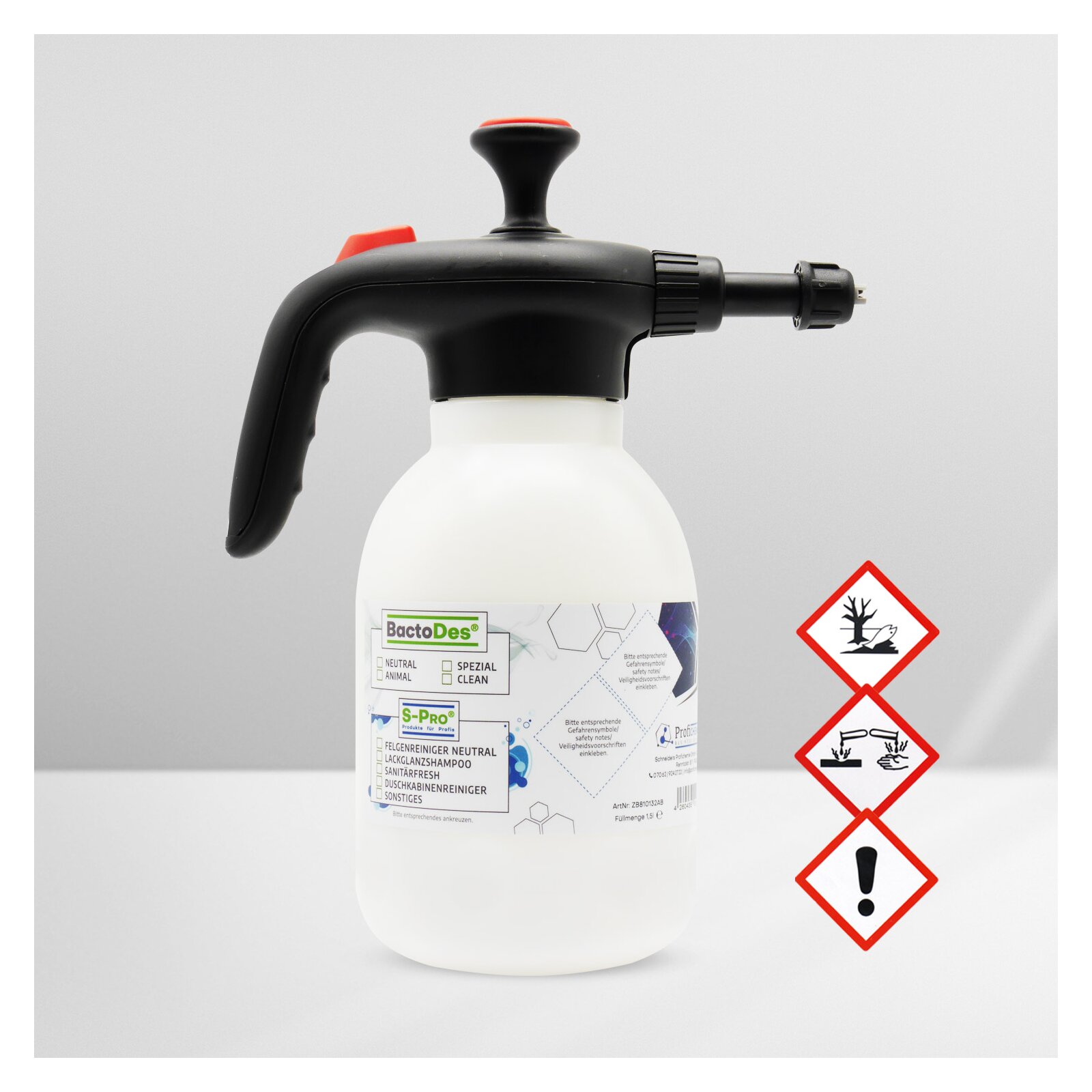 4260435518198 - S-Pro® Schaumsprüher Handdruck 4260435518198 - S-Pro® Schaumsprüher Handdruck