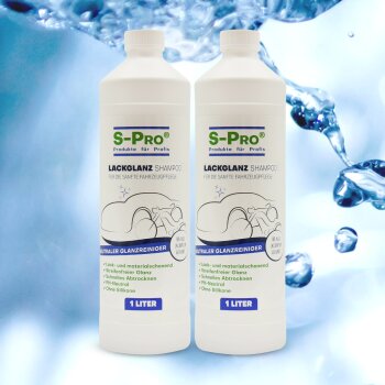 S-Pro® LackGlanz Shampoo 2 x 1L Flasche