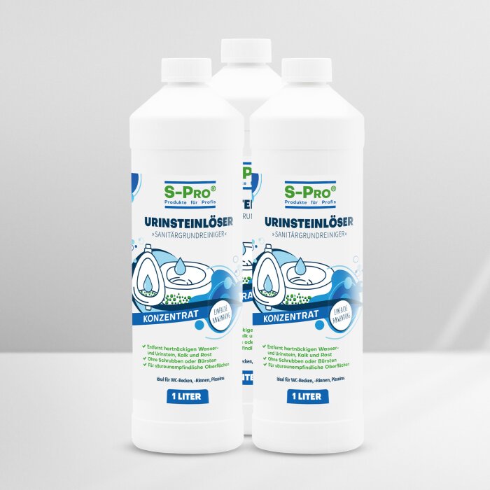 S-Pro® Urinsteinlöser 3 x 1L Flasche