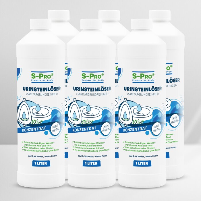 S-Pro® Urinsteinlöser 6 x 1L Flasche