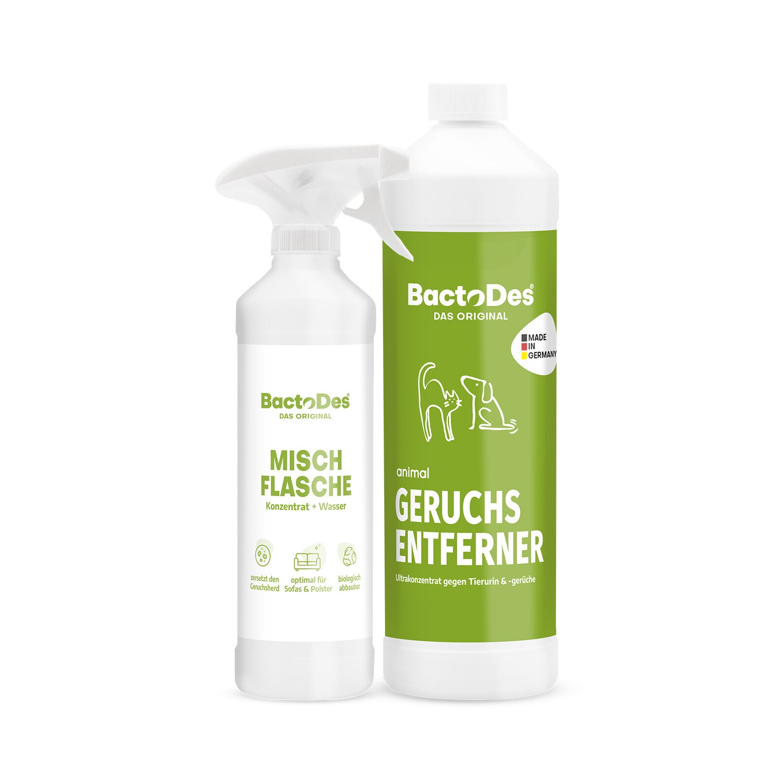 4260435519195 - BactoDes® Animal – Geruchsneutralisierer gegen Katzen- und Hundeurin