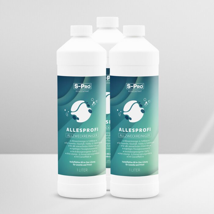 S-Pro AllesProfi Allzweckreiniger Konzentrat 3 x 1 Liter