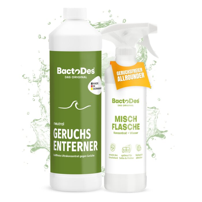 BactoDes Neutral Konzentrat 1 L Flasche inkl. 1 Misch- und Sprühflasche