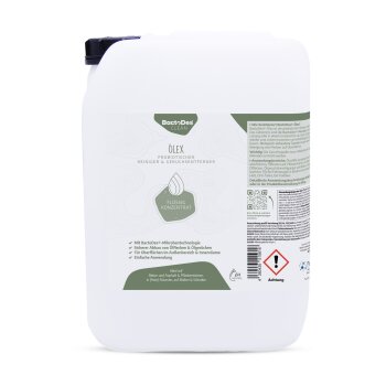 BactoDes Clean Ölex - Geruchsentferner von Heizölgeruch und Ölfleckenentferner 10 Liter Kanister inkl. Auslaufhahn