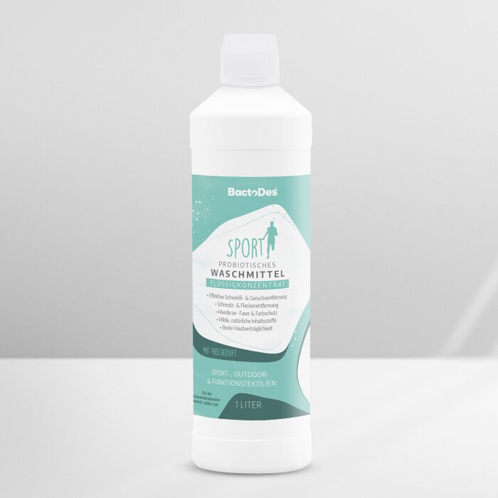 bWash® Sportwaschmittel Flüssigkonzentrat 1 Liter inkl. Dosierkappe