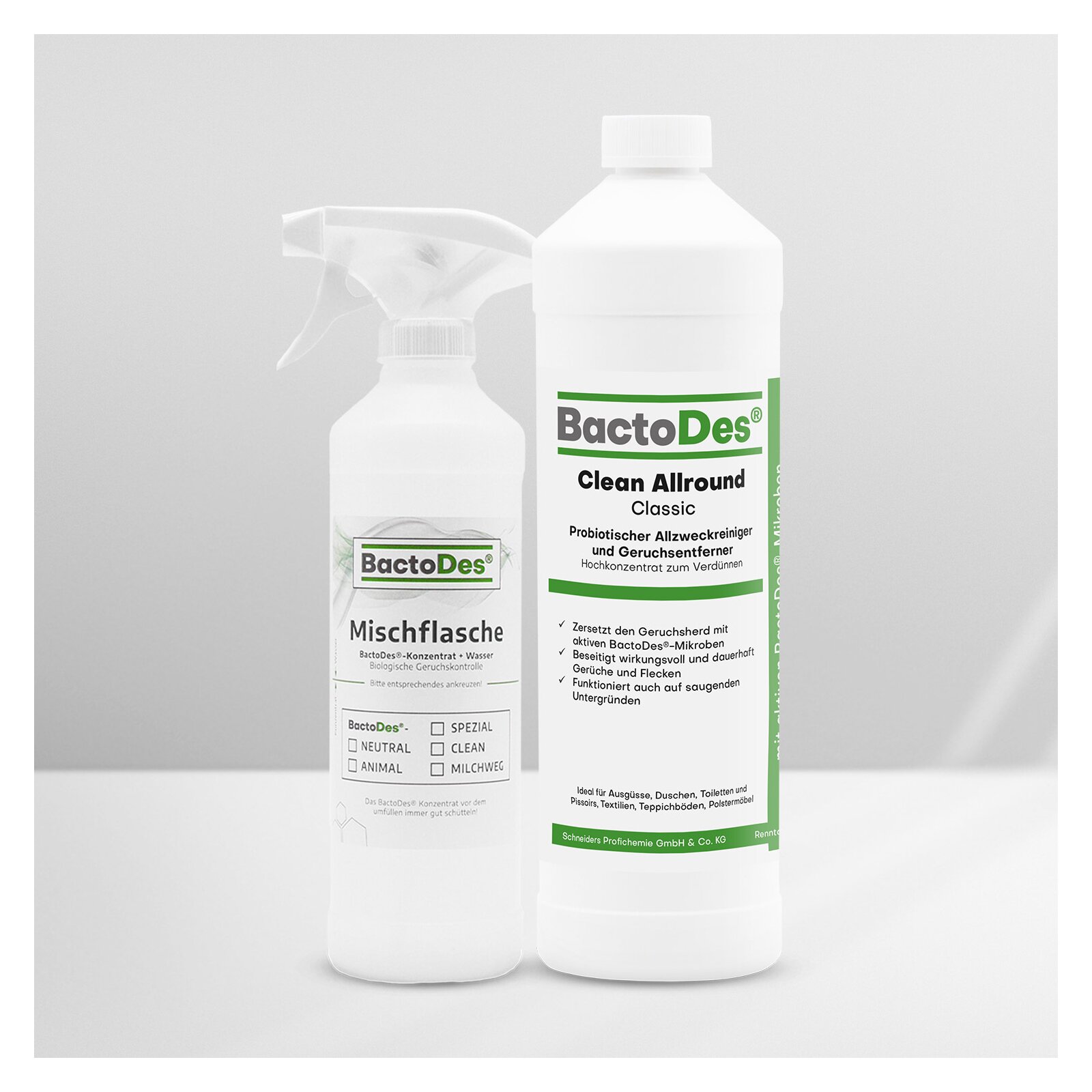 BactoDes-Clean Geruchsvernichter mit Doppelwirkung